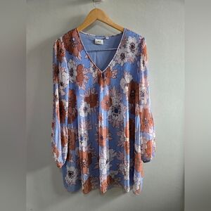 Wilfred Aritzia Prophecy Floral Mini Dress Size Medium